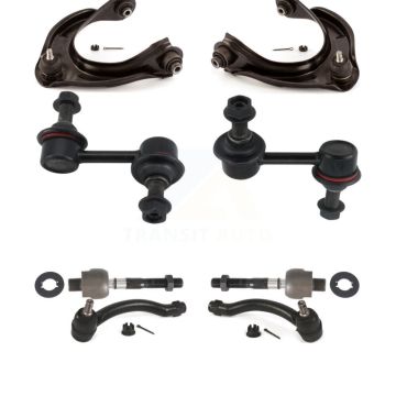 Front Suspension Control Arm Ball Joint Tie Rod End Link Kit (8Pc) For 2009-2014 Acura TL KTR-100638