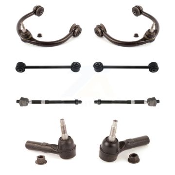 Front Control Arm Ball Joint Tie Rod End Link Kit (8Pc) For Jeep Grand Cherokee Commander KTR-100652