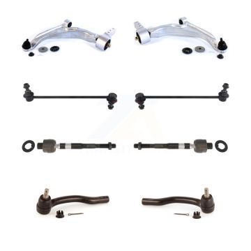 Front Control Arm And Ball Joint Tie Rod End Bar Link Kit (8Pc) For 2009-2015 Honda Pilot KTR-101684