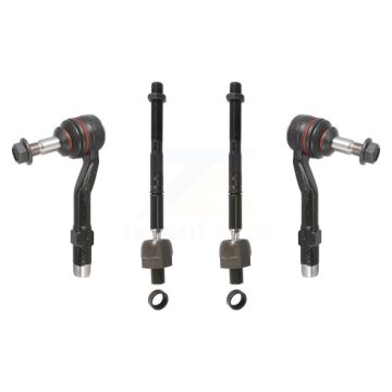 Front Steering Tie Rod End Kit For BMW 530i 650i 525i 645Ci 528i 550i M5 M6 545i 535i KTR-101908