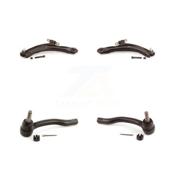 Front Suspension Control Arm Assembly Tie Rod End Kit For 09-14 Nissan 370Z Base/Touring KTR-102669