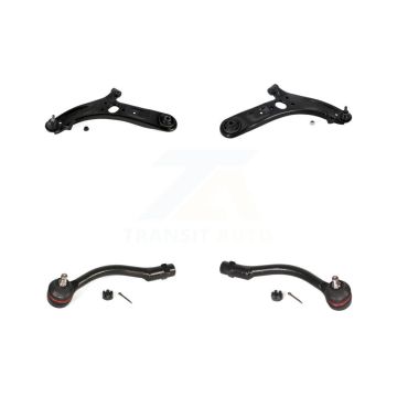 Front Suspension Control Arm Assembly And Tie Rod End Kit For 2012-2017 Hyundai Accent KTR-102694