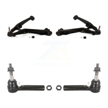 Front Suspension Control Arm Assembly And Tie Rod End Kit For GMC Sierra 1500 Chevrolet KTR-102774