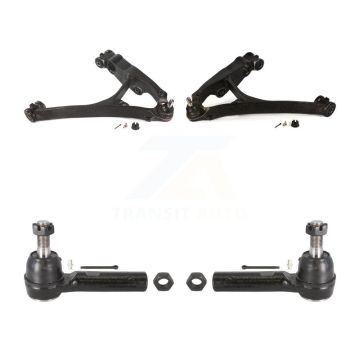 Front Suspension Control Arm Assembly & Tie Rod End Kit For GMC Savana 2500 Chevrolet AWD KTR-102867