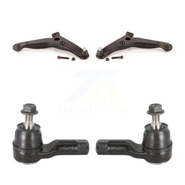 Front Suspension Control Arm Assembly Tie Rod End Kit For 2003-2006 Mitsubishi Lancer AWD KTR-102870