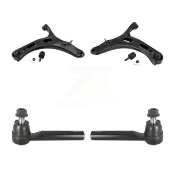 Front Suspension Control Arm And Tie Rod End Kit For 2010-2014 Subaru Outback Legacy KTR-103132