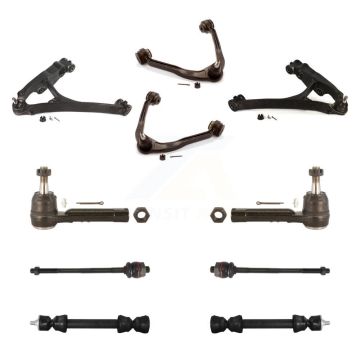Front Control Arms Lower Ball Joints Tie Rods Link Sway Bar Kit (10Pc) For Chevrolet GMC KTR-103511