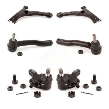 Front Suspension Arm With Tie Rod End & Ball Joint Kit (6Pc) For 2003-2008 Toyota Corolla KTR-104000