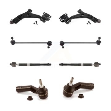 Front Control Arm & Ball Joint Tie Rod End Link Kit (8Pc) For Ford Focus Transit Connect KTR-104148