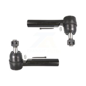 Front Outer Tie Rod End Pair For Chevrolet GMC Sierra 1500 Silverado Avalanche Cadillac KTR-104594