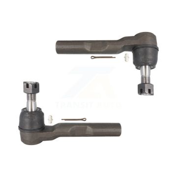 Front Outer Steering Tie Rod End Pair For Chevrolet Express 1500 GMC Savana 2500 KTR-104609