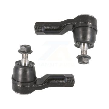 Front Outer Steering Tie Rod End Pair For 2003-2006 Mitsubishi Lancer Outlander KTR-104649