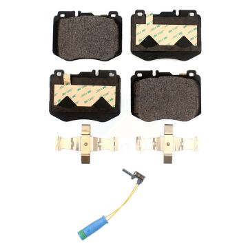 Front Ceramic Brake Pad And Wear Sensor Kit For Mercedes-Benz C300 GLC300 C400 E300 C350e KTW-100001