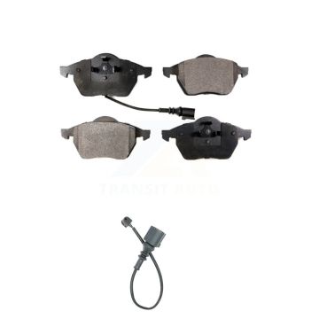 Front Ceramic Disc Brake Pads And Extra Wear Sensors Kit For Audi TT Quattro KTW-100009