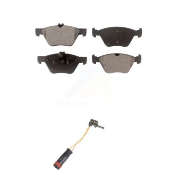 Front Ceramic Disc Brake Pads And Wear Sensors Kit For Mercedes-Benz E350 E300 KTW-100017