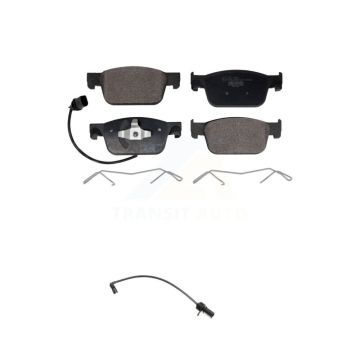 Front Ceramic Disc Brake Pads And Extra Wear Sensors Kit For Audi A4 Quattro KTW-100021