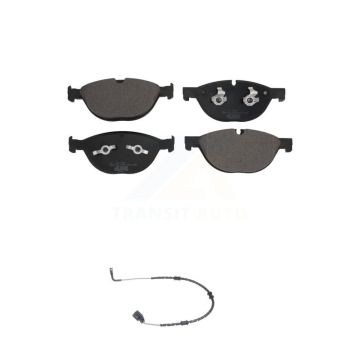 Front Ceramic Brake Pads Wear Sensor Kit For Jaguar XF XJ XKR XFR F-Type XJR XJR575 XFR-S KTW-100030