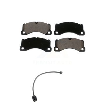 Front Ceramic Brake Pad & Wear Sensor Kit For Porsche Cayenne Volkswagen Touareg Panamera KTW-100036
