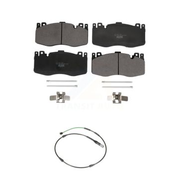 Front Ceramic Disc Brake Pads And Wear Sensors Kit For BMW X5 X6 M with 4.4L KTW-100048