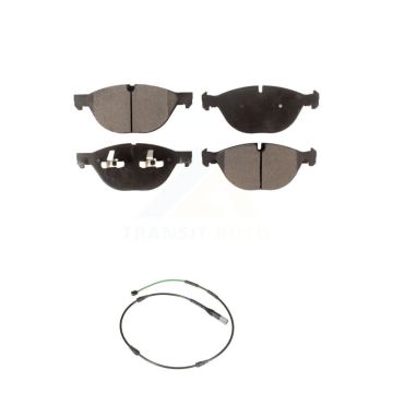 Front Ceramic Disc Brake Pads And Wear Sensors Kit For BMW X5 X6 xDrive50i with 4.4L KTW-100049