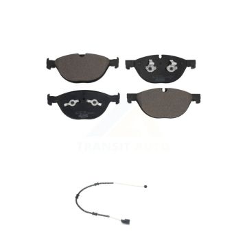 Front Ceramic Disc Brake Pads And Wear Sensors Kit For Jaguar F-Type KTW-100062