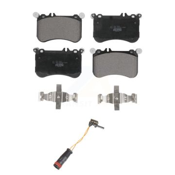 Front Ceramic Disc Brake Pads And Wear Sensors Kit For Mercedes-Benz CLS550 E550 KTW-100063