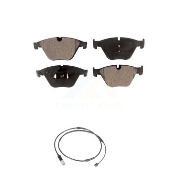 Front Ceramic Brake Pad & Wear Sensor Kit For BMW 535i 640i Gran Coupe xDrive 528i 535d 5 KTW-100080