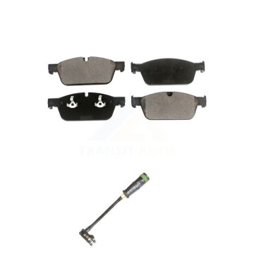 Front Ceramic Disc Brake Pads And Wear Sensors Kit For 2017 Mercedes-Benz GLS350d 3.0L KTW-100099