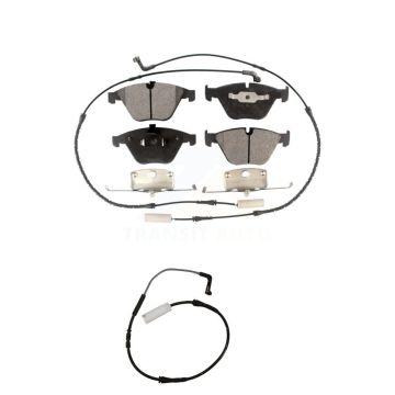 Front Ceramic Disc Brake Pads And Extra Wear Sensors Kit For BMW 335i 328i 335d 3.0L KTW-100131