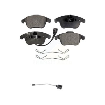 Front Ceramic Disc Brake Pads And Extra Wear Sensors Kit For Volkswagen Tiguan Limited KTW-100134