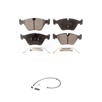 Front Ceramic Disc Brake Pads And Wear Sensors Kit For 2004-2010 BMW X3 KTW-100139