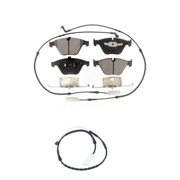 Front Ceramic Disc Brake Pads And Extra Wear Sensors Kit For BMW 335i xDrive X1 328i KTW-100149