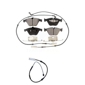 Front Ceramic Disc Brake Pads And Extra Wear Sensors Kit For BMW X1 KTW-100153