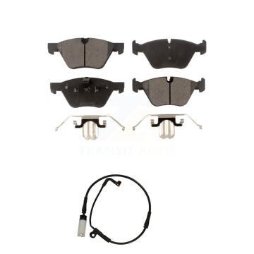Front Ceramic Disc Brake Pad Wear Sensor Kit For BMW 525i With 310mm Diameter Rotor KTW-100155