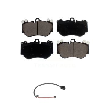 Front Ceramic Disc Brake Pads And Wear Sensors Kit For Porsche Cayenne KTW-100161