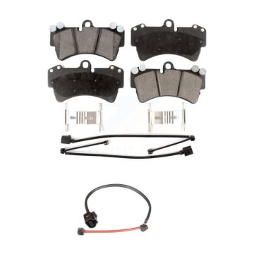Front Ceramic Disc Brake Pads And Extra Wear Sensors Kit For Porsche Cayenne KTW-100164