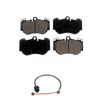 Front Ceramic Disc Brake Pads And Wear Sensors Kit For Porsche Cayenne KTW-100165