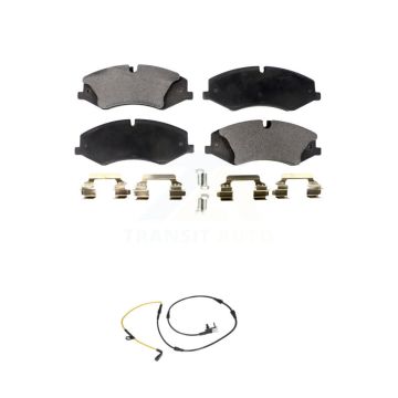 Front Ceramic Disc Brake Pads And Wear Sensors Kit For Land Rover Range Sport Discovery KTW-100174