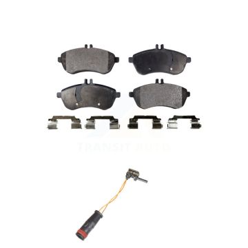 Front Ceramic Disc Brake Pads And Wear Sensor Kit For Mercedes-Benz C300 C250 C230 SLK250 KTW-100180