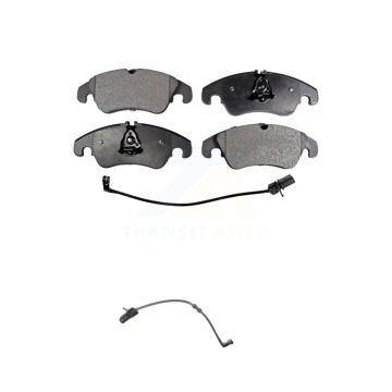 Front Ceramic Disc Brake Pads And Extra Wear Sensors Kit For Audi A7 Quattro A6 KTW-100182