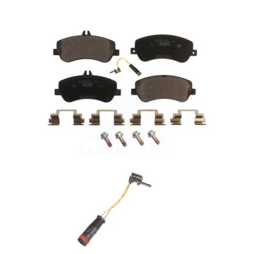 Front Ceramic Disc Brake Pads And Extra Wear Sensors Kit For Mercedes-Benz GLK350 GLK250 KTW-100188