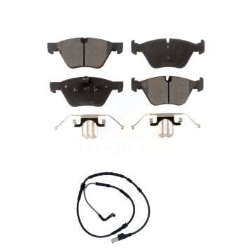 Front Ceramic Disc Brake Pads And Wear Sensors Kit For BMW Z4 KTW-100195