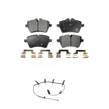 Front Ceramic Brake Pad & Wear Sensor Kit For Mini Cooper With 294mm Diameter Rotor KTW-100199
