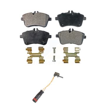 Front Ceramic Disc Brake Pads And Wear Sensors Kit For 2006-2011 Mercedes-Benz B200 2.0L KTW-100202