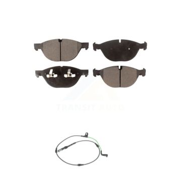 Front Ceramic Disc Brake Pads And Wear Sensors Kit For BMW X6 xDrive50i with 4.4L KTW-100206