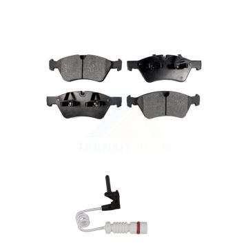 Front Ceramic Disc Brake Pad And Wear Sensor Kit For 2008 Mercedes-Benz G55 AMG 5.0L 5.5L KTW-100209