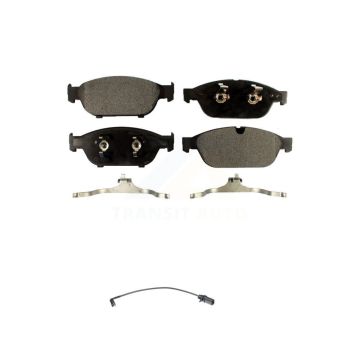 Front Ceramic Disc Brake Pads And Wear Sensors Kit For Audi A6 Quattro KTW-100216