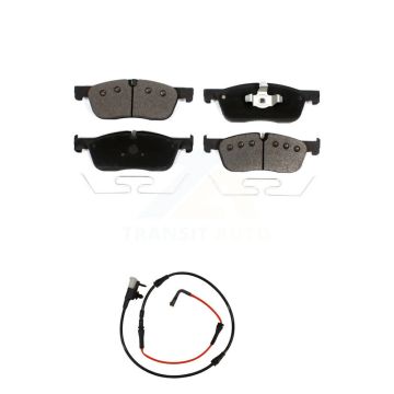 Front Ceramic Brake Pad And Wear Sensor Kit For Jaguar XE With 325mm Diameter Rotor KTW-100222