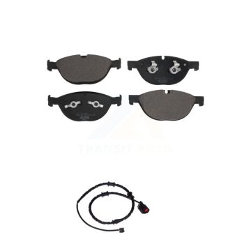 Front Ceramic Brake Pad Wear Sensor Kit For 2019 Jaguar XJ AWD with 5.0L Disc rear brakes KTW-100225