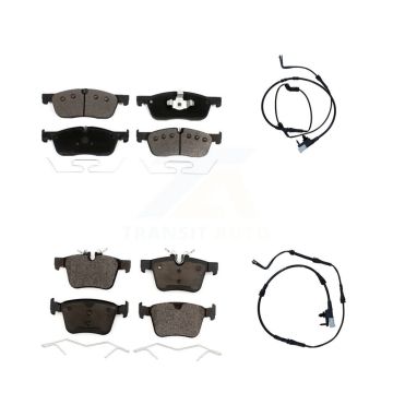 Front Rear Ceramic Disc Brake Pads And Wear Sensors Kit For Land Rover Discovery Sport KTW-100249